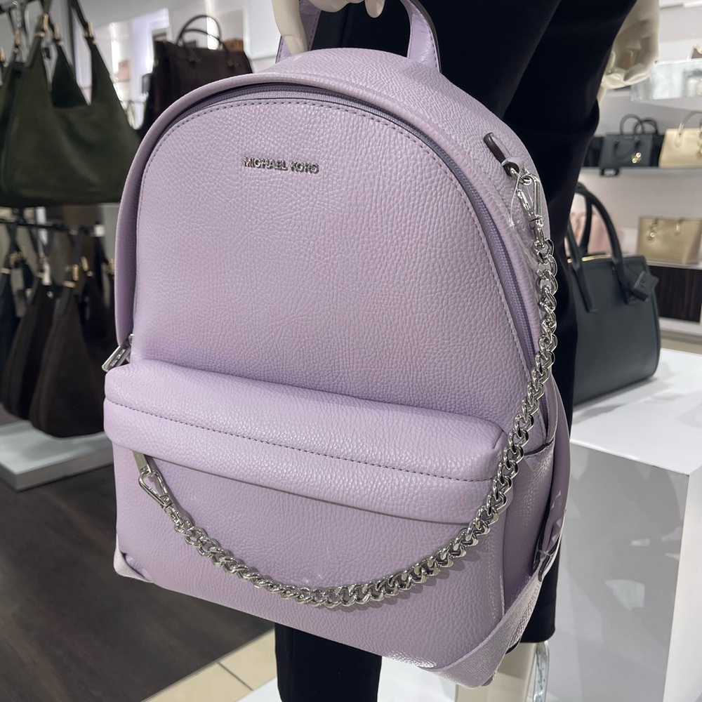 MICHAEL KORS Slater Medium Chain Backpack
Quartz 
NWT - Picture 6 of 16